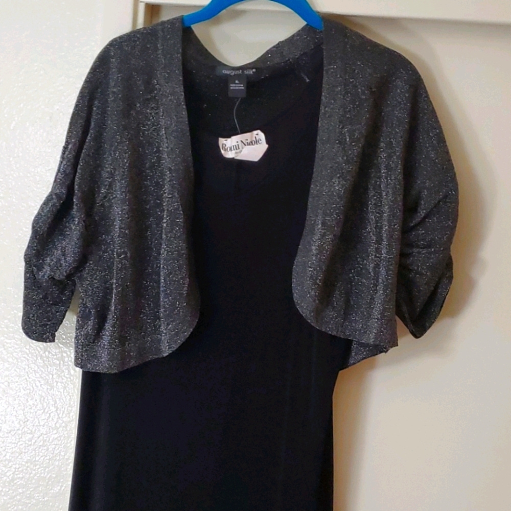 Black Sleeveless maxie & coverup
